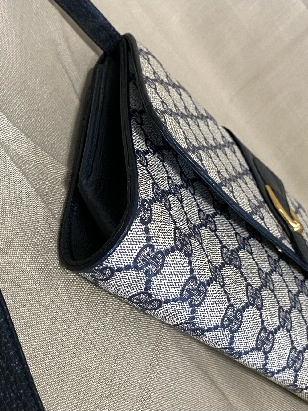 Gucci Crossbody/Shoulder Bag GG Vintage Clutch Envelope Monogram - Picture 6 of 16